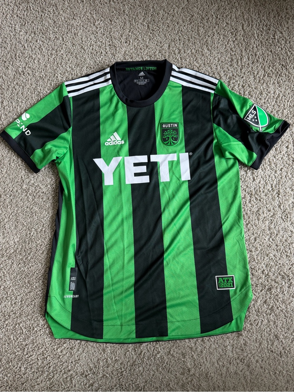 Adidas Aeroready YETI Austin FC ATX 2021 / 2022 MLS Jersey